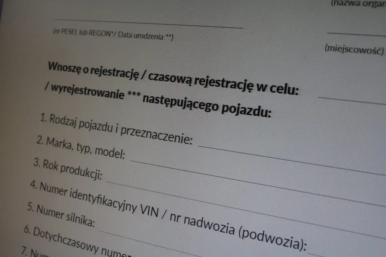 dokumenty do rejestracji samochodu w urzędzie