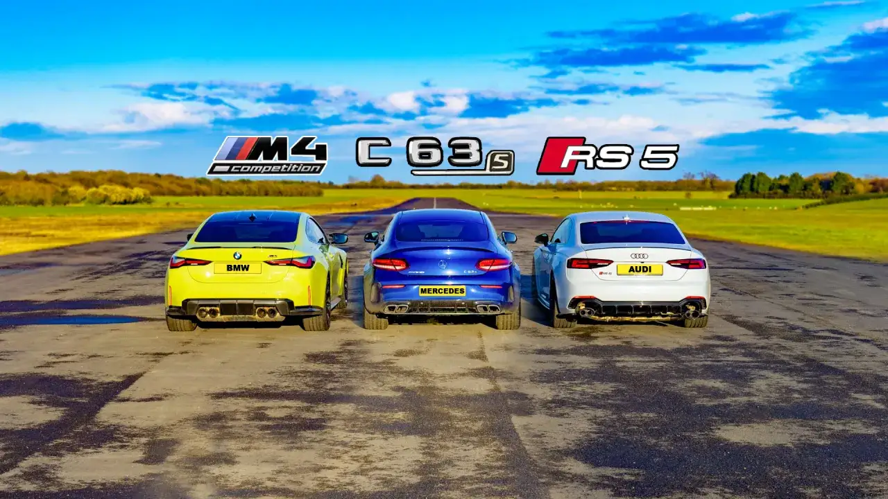 BMW M4 Competition vs Audi RS5 vs Mercedes-AMG C 63 S porównanie