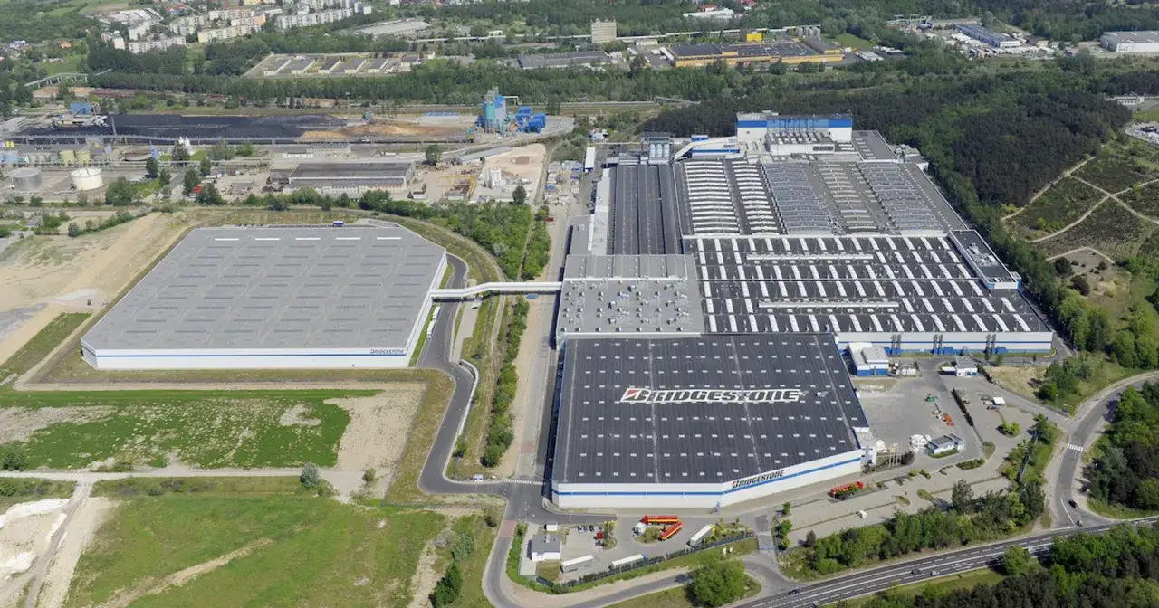Mapa fabryk Bridgestone Firestone na świecie